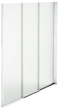Milani Home - laterale in vetro per pergola bioclimatica, 270 x 3 x 238 cm, bianco