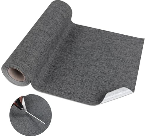 Flicken Selbstklebend Stoff 20cm x 10m Leinen Patches Selbstklebend Autositz Reparaturset Stoff Klebestoffflicken Perfekt für Sofas, Autositze, Möbel, Vorhänge