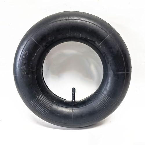 Solaughguy 4.10/3.50-6 Inner Tube for 4.00-6, 3.50-6, 4.10-6 Tire Sizes - Black Rubber Replacement Tube for Scooter, Wheelbarrow, for QUAD Bike, Tillers - Straight(Straight mouth)
