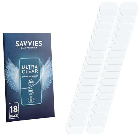 Savvies 18 Stück Schutzfolie für DJI Goggles N3 (Linse) Displayschutz-Folie Ultra-Transparent