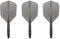 Condor Zero Stress Flight System - Small Clear Black - Dart Flights Short