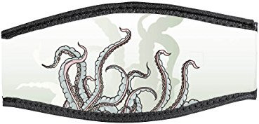 Best divers Uhrenarmband Maske aus Neopren, doppelt Klettverschluss, Tentakel