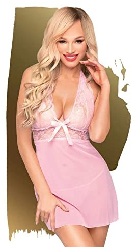 Penthouse, Kleid, Negligee, verschiedene Größen, Dessous, 'Sweet & spicy', 2 Teile, rosa, Größe:S-M