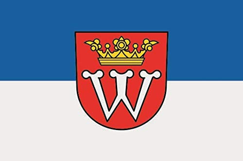U24 Aufkleber Weikersheim Flagge Fahne 8 x 5 cm Autoaufkleber Sticker