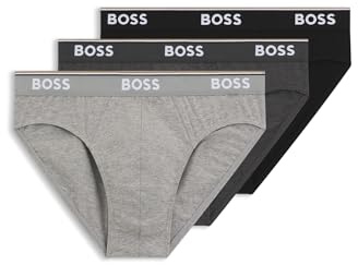 Hugo Boss Herren Slip aus Baumwolle, 3er-Pack