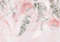 decomonkey Fototapete Aquarell Pflanzen 350x256 cm XXL Design Tapete Fototapeten Vlies Tapeten Wandtapete Moderne Wand Schlafzimmer Wohnzimmer Abstrakt Natur Blumen Rosa Grün Farne