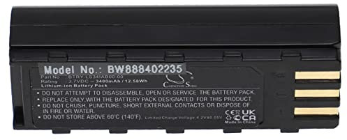 vhbw Akku kompatibel mit Honeywell 8800 Barcodescanner POS (3400mAh, 3,7V, Li-Ion)