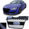 Waben Kühlergrill ohne Emblem Schwarz Glanz für Audi TT 8J Vorfacelift 06-10