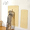 BIQIQI 2pcs Alfombra Rascador para Gatos, Rascador para Gatos de Sisal, Rascador de Pared, Protege Las Alfombras y Los Sofás, Cuerda de sisal Natural para Gatos, Cat Scratcher 60 * 40cm+50 * 25cm