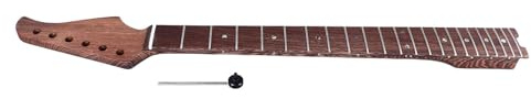 E-Gitarrenhals, 22 Bünde, Wenge-Gitarrenhals, Musikinstrumentenzubehör mit Plattenspieler für ST 22 Bünde, Ersatzteil