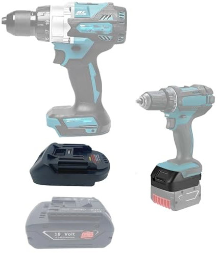 für Bosch für Makita Akku Adapter,Batterie Umrüsten von für Bosch 18V Professional GBA Akkus in für Makita 18V Werkzeugakkus,Kompatibel mit Makita Elektrowerkzeugen