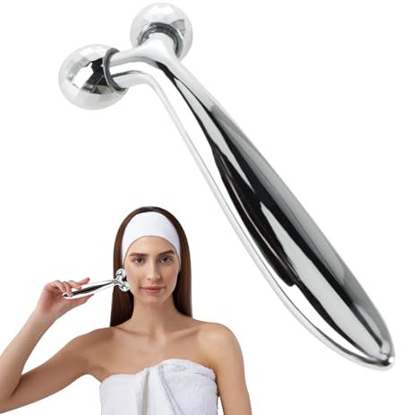 Appareil de Massage Visage 3D,Rouleau Rotatif à 360° - Anti-Rides, Raffermissant, Relaxant,Soins de la Peau, tonifiant, tonifiant, anti-rides, relaxation musculaire