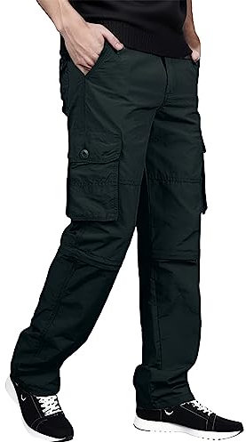 Outdoorhose Herren Wasserdicht Angenehm Stretch Wanderhose Zip Off Hose Atmungsaktiv Schnell Trockend Strapazierfähige Sommer Taktische Hose Outdoor Hosen Abriebfest Trekkinghose Softshellhose