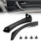 GEARMONSTER Türgriffe Innentüren für Fahrzeug Rechts Beifahrer Türgriff-Halterungs-Set Auto Türgriff Verkleidung mit Schrauben für BMW 3er E90 E91 316 318 320 325 330 335, 51419150336 51417230850