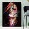 Puzzle Visage de Femme, Peinture à l'huile Abstraite colorée en Papier, 1000 pièces, Puzzle pour Adultes, Jouet d'apprentissage pour Enfants et Adultes 50x70CM