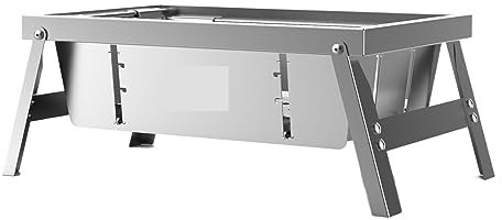 Holzkohlegrills Campinggrill Herd Tragbarer Outdoor-Holzkohle-Haushalts-Klappgrill Holzofen Picknick Abnehmbar