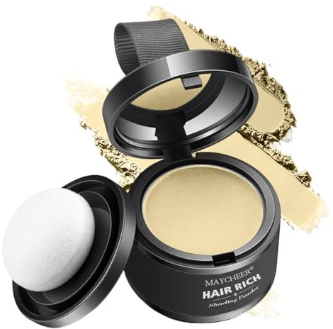 Haaransatz-Puder, Haarschatten, Haarwurzel-Concealer, Haaransatz-Schatten-Abdeckungs-Puder zum Auffüllen von dünner werdendem Haar, Haarwurzel-Concealer für Make-up, Pulver, Beige