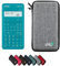 Casio fx-220 Plus 2nd Edition inkl. WYNGS Schutztasche Hellgrau - Wissenschaftlicher Taschenrechner - Basic Paket