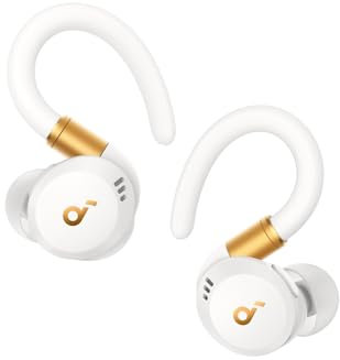 Soundcore Sport X20 di Anker, auricolari sportivi True-Wireless rotabili e estensibili, cancellazione del rumore, bassi profondi, impermeabilità IP68 anti-sudore, anti-polvere(Ricondizionato)