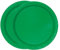 WedDecor Piatti di carta usa e getta rotondi da 18 cm, colore verde smeraldo, per picnic, matrimoni, compleanni, anniversari, baby shower ed eventi natalizi, confezione da 16