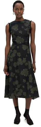 BAUM UND PFERDGARTEN Damen Atina Dress Kleid, Forest Night Rose, 38