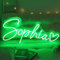 kaululu Neon Schild Personalisiert Led Buchstaben Namensschild für Zimmer, Wohnzimmer, Bar, Party, Hochzeitsdeko, Gaming deko, Wanddekoration, Geburtstag, Weihnachten, Schilder Selbst Gestalten (Grün)