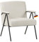 Albatros Designer Vintage Sessel Stanford, mid Century modern, hochwertiger Cord Stoff Bezug in Beige, sehr bequemer Federkern, Relaxsessel Loungesessel für Wohnzimmer, Schlafzimmer