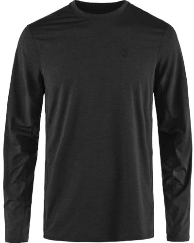Fjällräven Herren Abisko Day Hike Ls M Sweatshirt, Schwarz, XL EU
