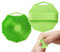 Silicone Bath Scrubber, Body Scrubber Exfoliator Scrub, 3.94 Inches Compact Design, Loofah Massager Cleaning Brush Bathroom Accessories for Men and Women Cleansing Supplies