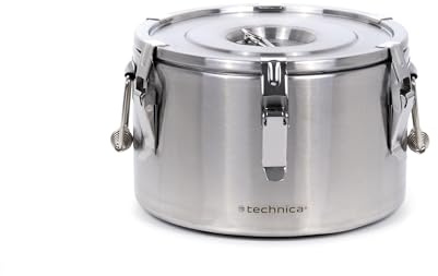 TECHNICA Thermoskanne 10L Edelstahl Thermobehälter Thermotransportbehälter | & Isolierkanne - Warmhaltebehälter für Getränke & Speisen - Catering, Gastronomie - Hält bis zu 8 Stunden warm oder kalt