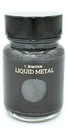 Roberson : Liquid Metal : Acrylic : 30ml : Steel Grey