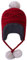 Kuyou Damen Winter Mütze Hut Ohrenschützer Trapper Warm Fellmütze (Rot)