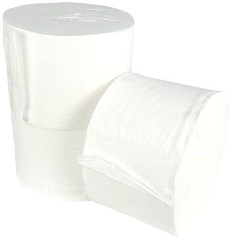 White Coreless Toilet Tissue Rolls 2 Ply 36 Rolls