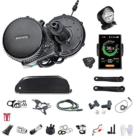Bafang BBS01B 36V 250W Moteur à Vélo Électrique Mid Drive Kit de Conversion Ebike Moteur Mid pour VTT Vélo De Route 19.2ah Batterie
