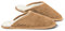 Fellhof Lammfell Hausschuh TRENDY Damen Herren Fell Pantoffeln für Winter & Sommer Hausschuhe aus ECHTEM Lammfell Naturprodukt atmungsaktiv (40/41 Light Brown)