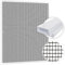 SAMUFLY Zanzariera, Tenda Antimosche, Tenda Anti Insetti Telaio in Alluminio Bianco 100 x 120 cm per finestre