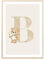 MeinBaby123® Buchstaben Poster DIN A4 Kinderzimmer Mädchen und Junge | Babyzimmer Deko | Bilder Kinderzimmer | Geschenkideen zur Geburt | Anfangsbuchstabe B (süßer Bär)