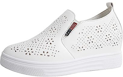 NOAGENJT Stivali Estivi Stivali Cowboy Donna 35 Donna Sneakers Sandali Estivi Donna con Zeppa Stivali Donna estive Sandali Zeppa Ciabatte Gomma 4-Blu 14.99