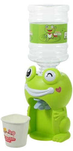 jojofuny Mini Dispensador De Agua Mini Dispensador De Agua De Escritorio Dispensador De Agua Estilo Rana Mini Dispensador De Agua para Niños Máquina De Beber Agua Juguete para El Hogar