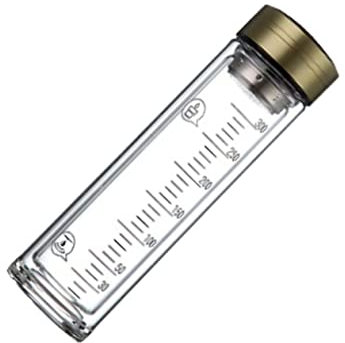 MAGICLULU 1 Pc bouteille deau avec mesure bouteille deau en verre bouteille deau avec échelle bouteille à boire bouteille deau de gym escalader un verre tasse à thé tasse d'eau