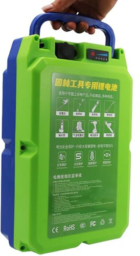 WILLQ 24 V 30 Ah Gartengerät, spezieller Lithium-Akku, 24 V/48 V, 20 Ah, 16 Ah, 12 Ah, elektrischer Rasenmäher-Akku für Heckenschere, Teepflückmaschine, Akku,48v 20ah