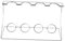 Sharplace Porte-Couverts Fourchette cuillère présentoir Transparent Support à ustensiles Acrylique pour Bar Restaurant Salle à Manger café