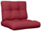 vidaXL Palettenkissen 2-TLG., Palettenpolster für Europaletten, Palettensofa Kissen Indoor Outdoor, Palettenauflage Sitzkissen Rückenkissen, Weinrot Stoff