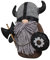 SUPYINI Wikinger-Gladiator-Zwerg-Plüschpuppe, Gesichtsloser Zwerg-Plüschpuppe, Ritter, Zwerg, Wikinger-Gladiator-Figur, Tischdekoration (Grau)