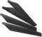 ibasenice 4 Stück Ferngesteuerte Flugzeugblätter Flugzeugteil Flugzeugpropeller Propellerzubehör Minipropeller Propellerspielzeug Propellerblätter Mini-Propeller UFO-Flugzeuge Plastik