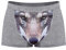 Lammfell Unterwäsche Herren Unterwäsche Herrenhosen Boxershorts Briefs Unterwäsche für Männer Strapse Herren Unterwäsche (Grey, XL)