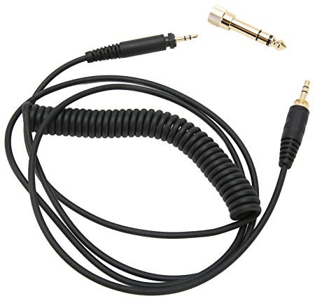 QANYEGN Headphone Audio Cable, Headphone Spring Audio Cable, Headphone Replacement Cable for SHURE SRH840 SRH940 SRH440 SRH750DJ