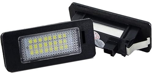Pulchra License Number Plate Light LED Rear Number Plate Light For BMW E39 E60 E82 E90 E92 E93 M3 E39 E60 E70 X5 E60 E61 M5 E88, 2 Pcs Error Free License Plate Lamp Taillight