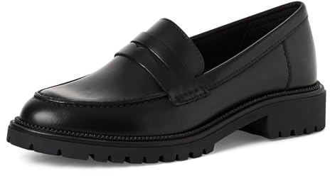 Tamaris Femme 1-24300-45 Mocassin, Cuir Noir, 39 EU