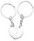 JEYORZY 2 pcs porte clef couple, Porte Clef Coeur, Porte Clef Amoureux, Idee Cadeau Couple pour Femme Hommel Cadeaux Couple Anniversaire - Porte Clé Cadeau Amoureux, Cadeau Saint Valentin Pour Femme